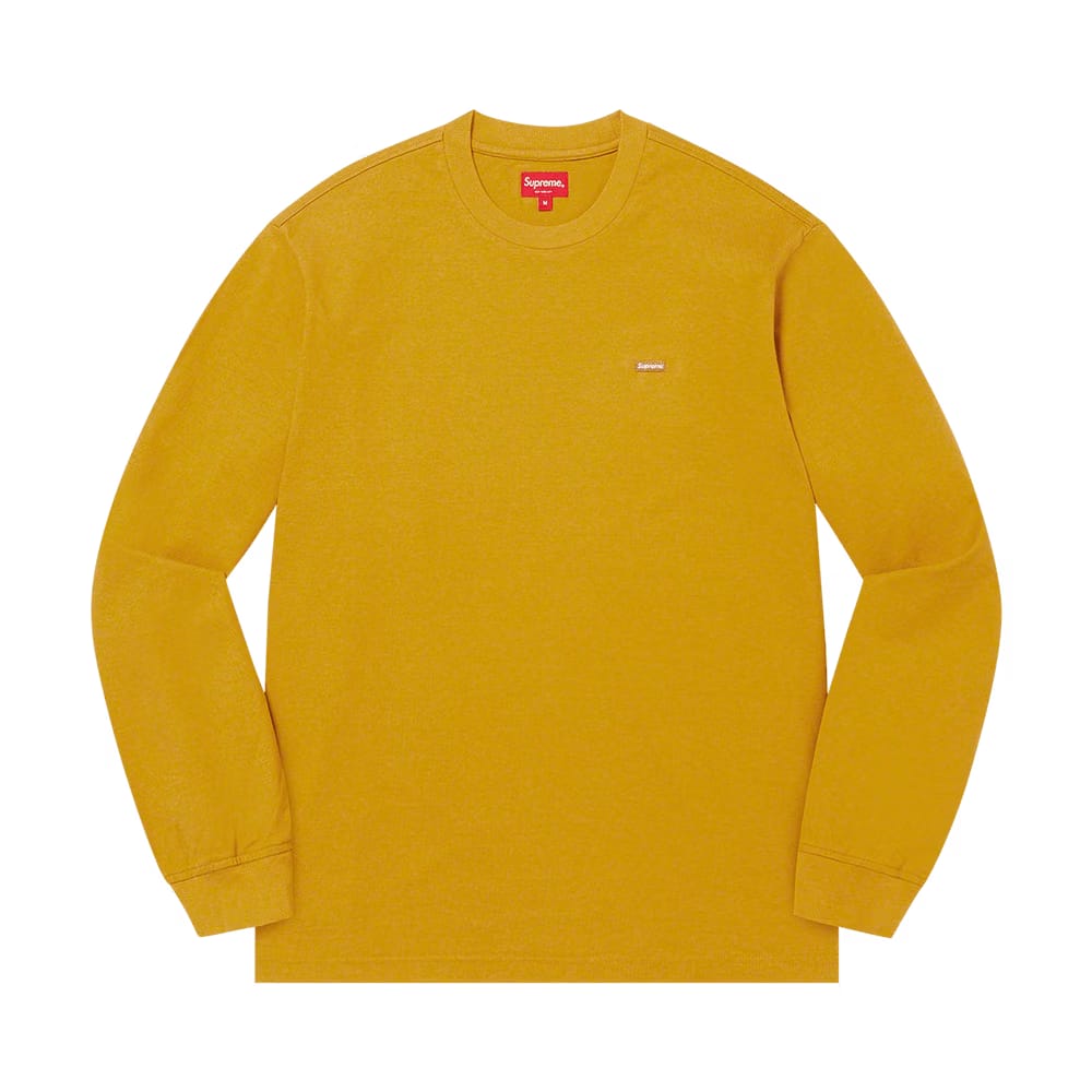 Supreme Small Box Long-Sleeve T-Shirt Dark Yellow