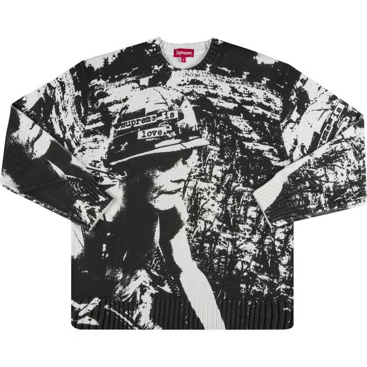 Supreme Is Love Sweater White