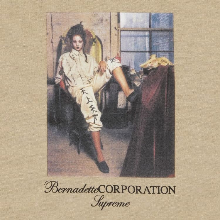 Supreme x Bernadette Corporation Fuck T-Shirt Khaki