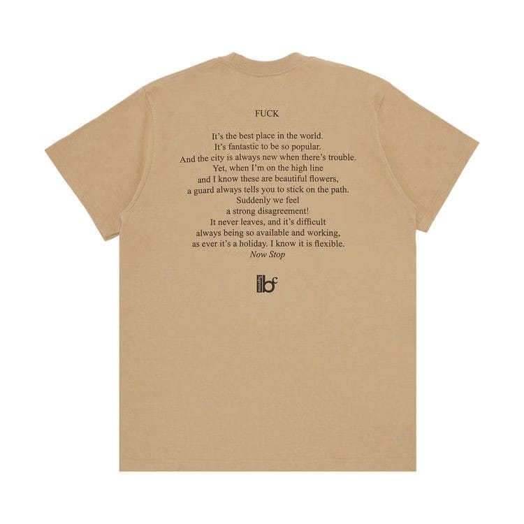 Supreme x Bernadette Corporation Fuck T-Shirt Khaki