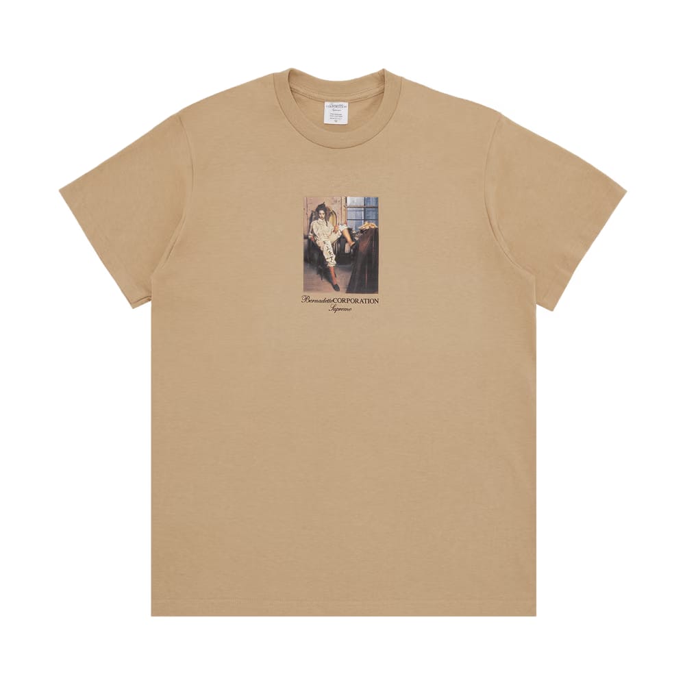 Supreme x Bernadette Corporation Fuck T-Shirt Khaki