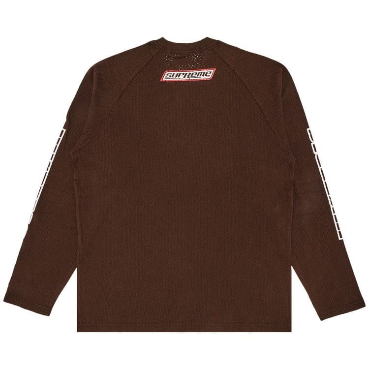 Supreme x HYSTERIC GLAMOUR Mesh Long-Sleeve Top Brown
