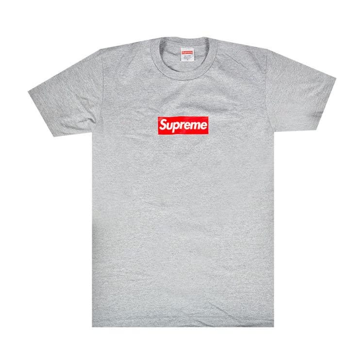 Supreme 20th Anniversary Box Logo T-Shirt Heather Grey