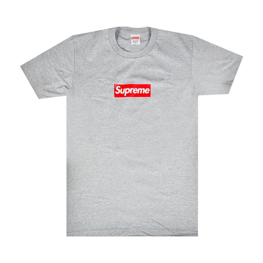Supreme 20th Anniversary Box Logo T-Shirt Heather Grey