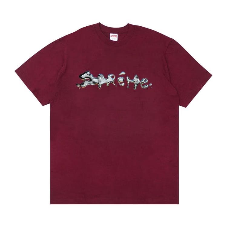 Supreme Liquid T-Shirt Burgundy