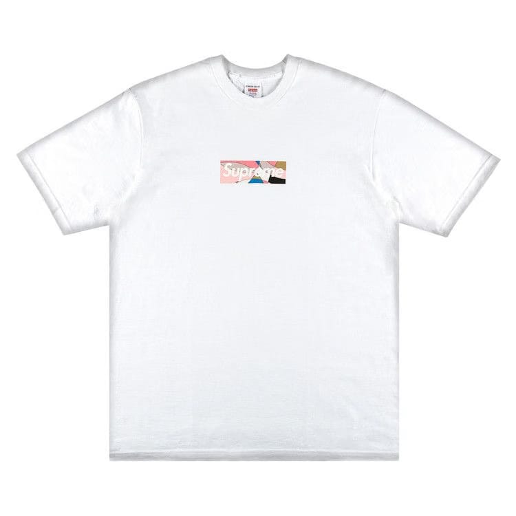 Supreme x Emilio Pucci Box Logo T-Shirt White/Dusty Pink