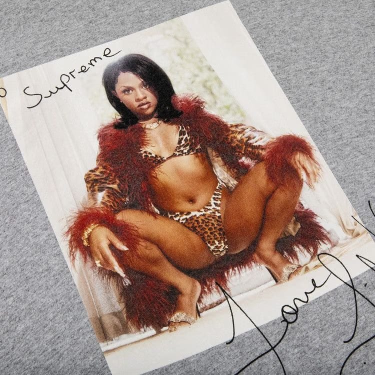 Supreme Lil Kim T-Shirt Heather Grey