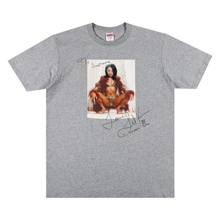 Supreme Lil Kim T-Shirt Heather Grey