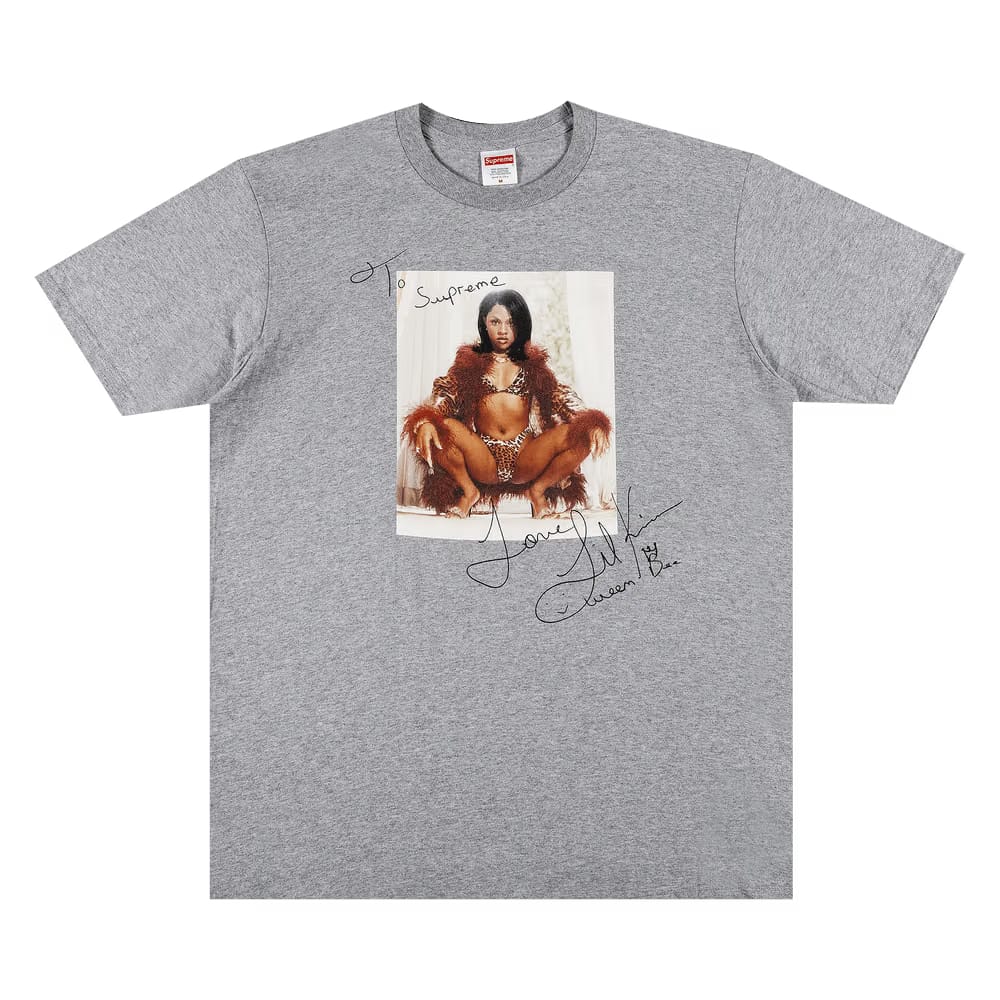 Supreme Lil Kim T-Shirt Heather Grey