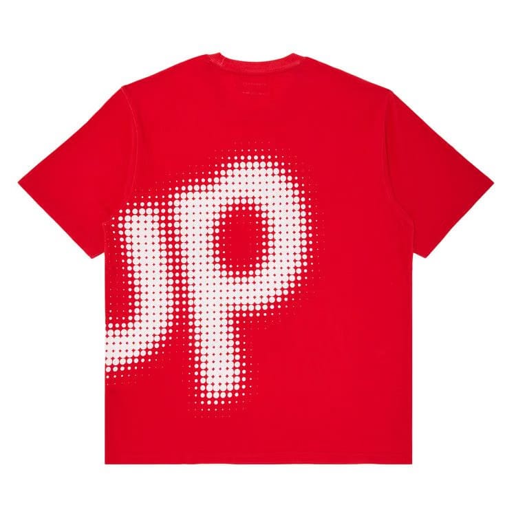 Supreme Halftone Shorts-Sleeve Top Red