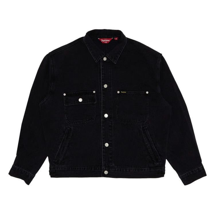 Supreme Denim Chore Trucker Jacket Black