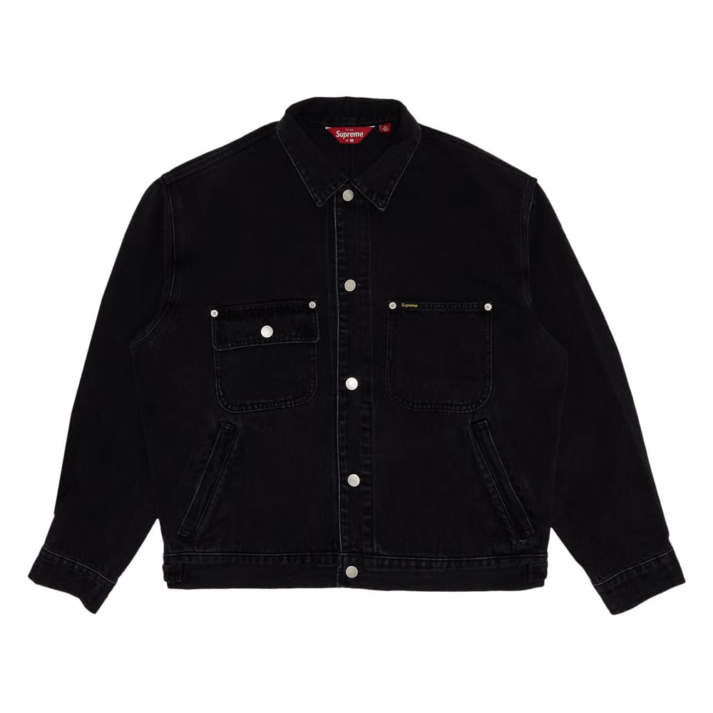 Supreme Denim Chore Trucker Jacket Black