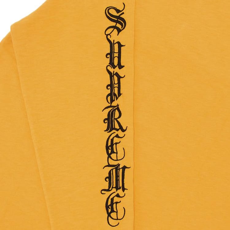 Supreme Old English Long-Sleeve Top Yellow