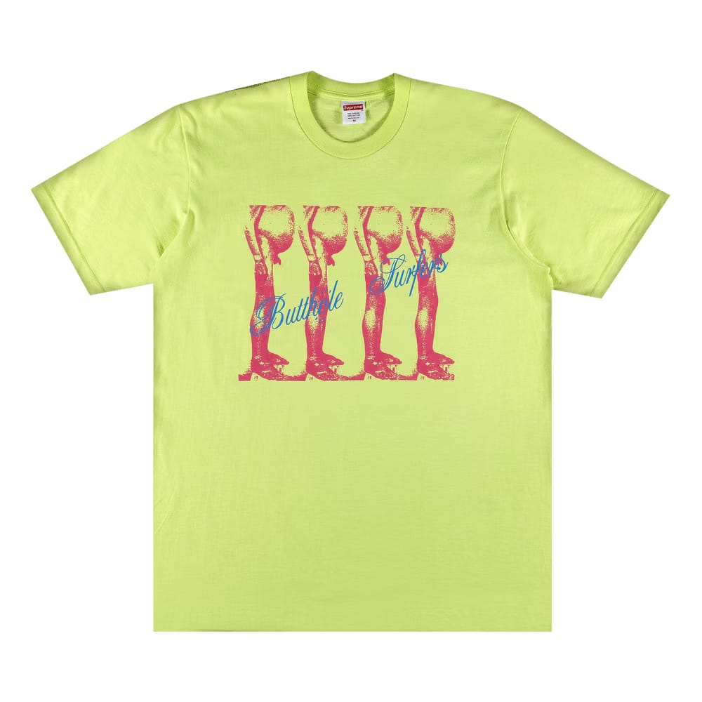 Supreme x Butthole Surfers T-Shirt Neon Green