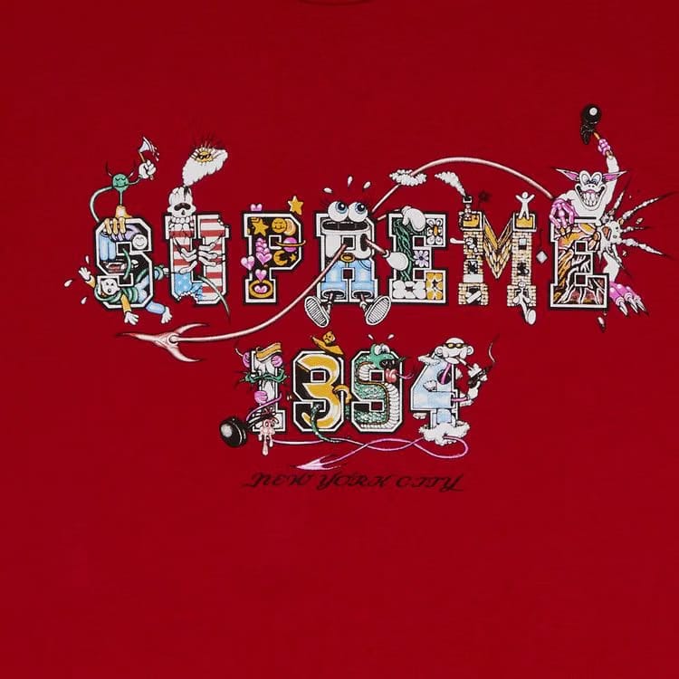 Supreme Varsity T-Shirt Red