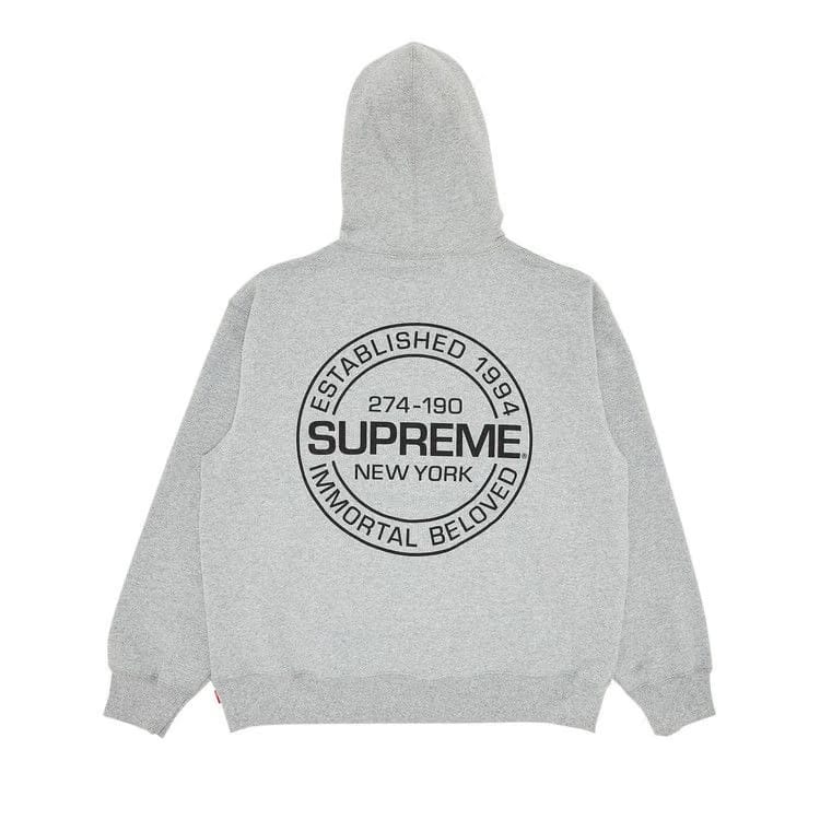Supreme Immortal Hoodie Heather Grey