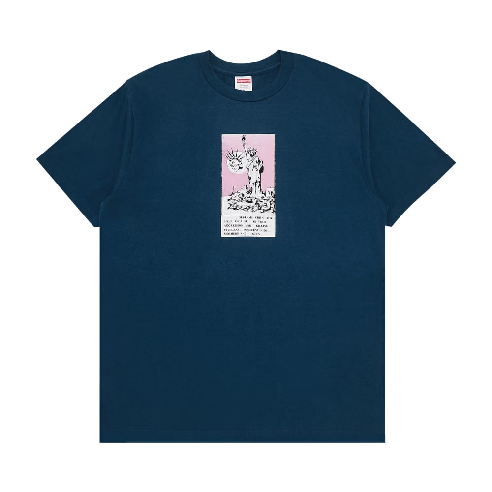 Supreme Liberty T-Shirt Indigo