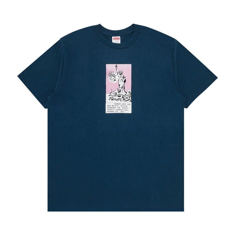 Supreme Liberty T-Shirt Indigo
