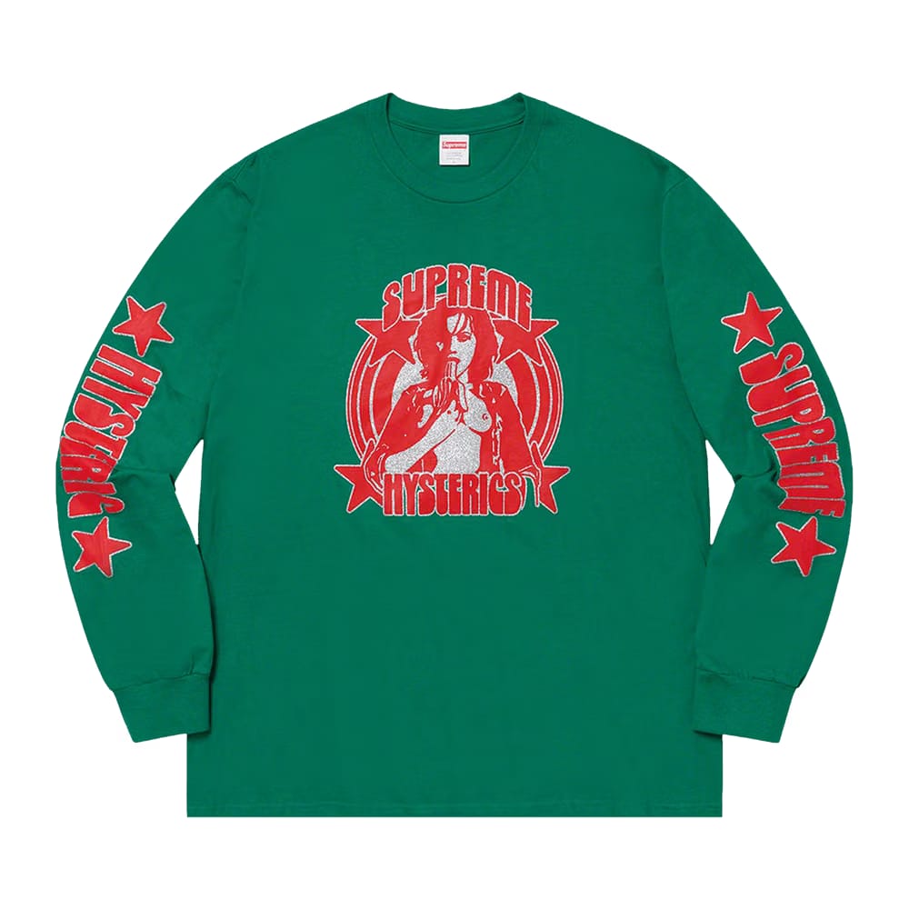 Supreme x Hysteric Glamour Long-Sleeve T-Shirt Green