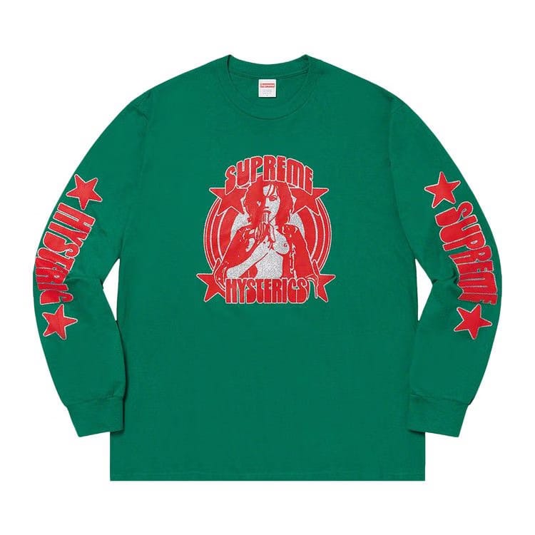 Supreme x Hysteric Glamour Long-Sleeve T-Shirt Green