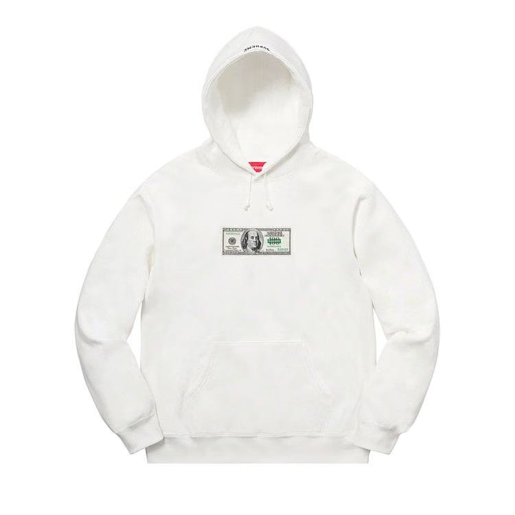 Supreme Franklin Hoodie White