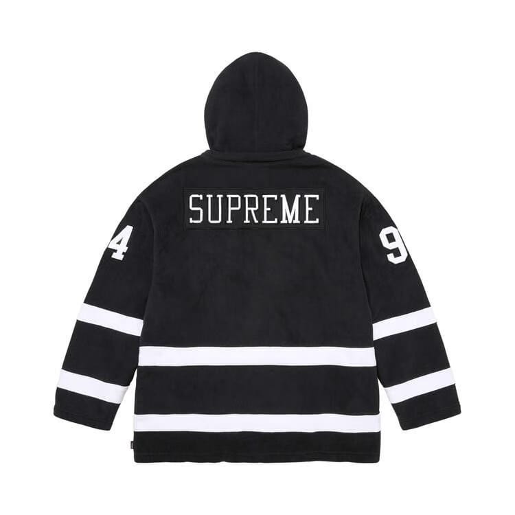 Supreme Polartec Hooded Hockey Jersey Black