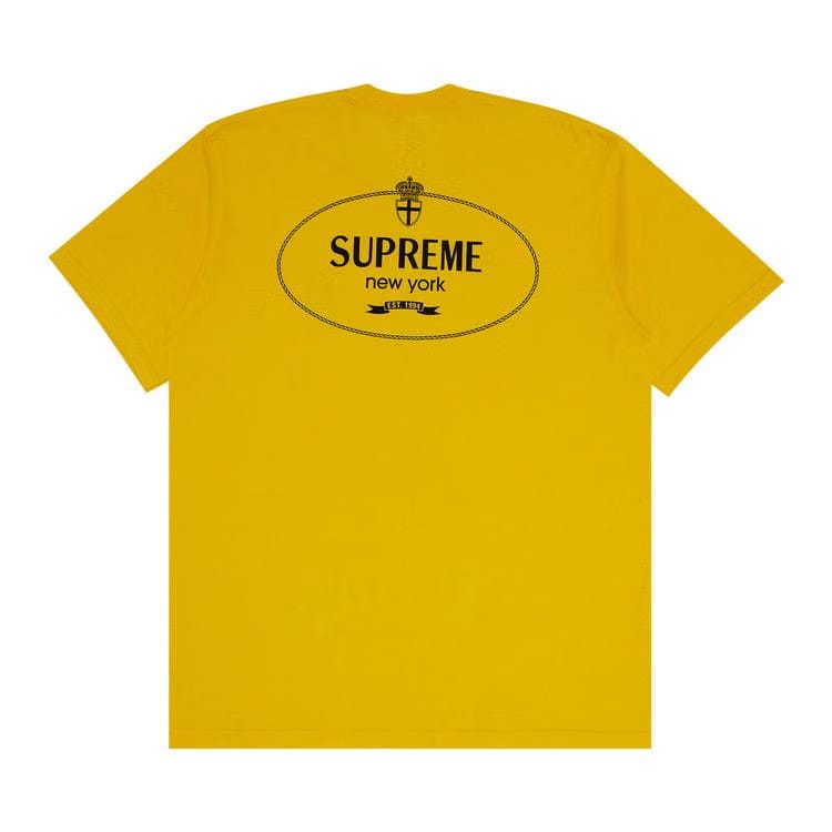 Supreme Crest T-Shirt Yellow