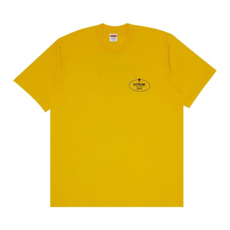 Supreme Crest T-Shirt Yellow