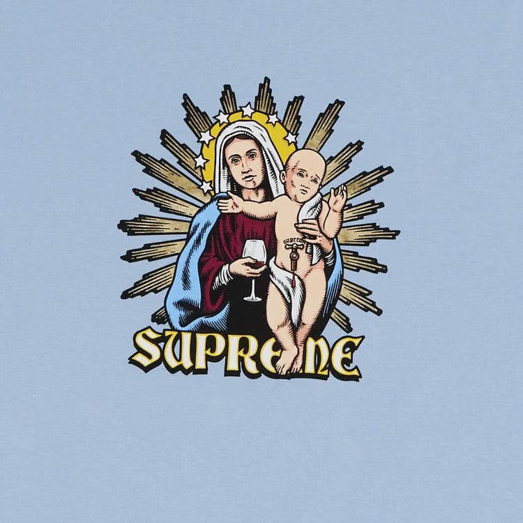 Supreme Blood T-Shirt Powder Blue