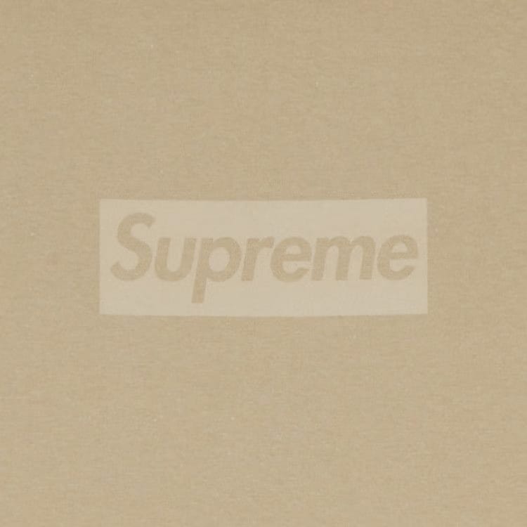 Supreme Tonal Box Logo T-Shirt Khaki