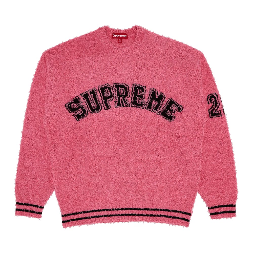 Supreme Textured Arc Sweater Pink