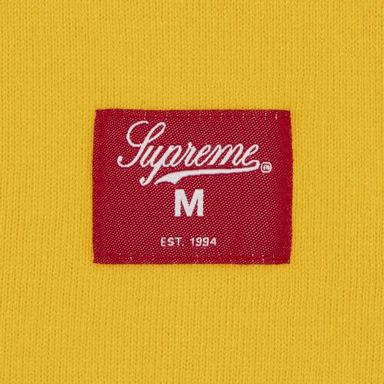 Supreme Paneled Piping Long-Sleeve Top Yellow