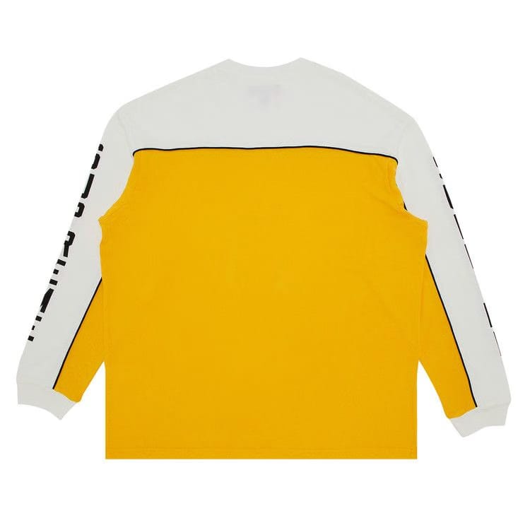 Supreme Paneled Piping Long-Sleeve Top Yellow