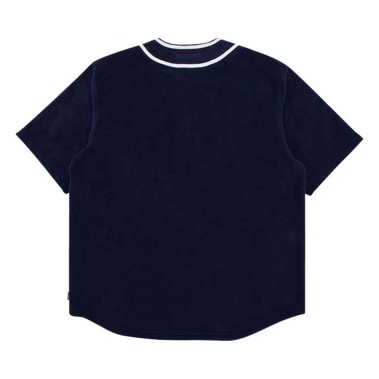 Supreme Polartec Baseball Jersey Navy