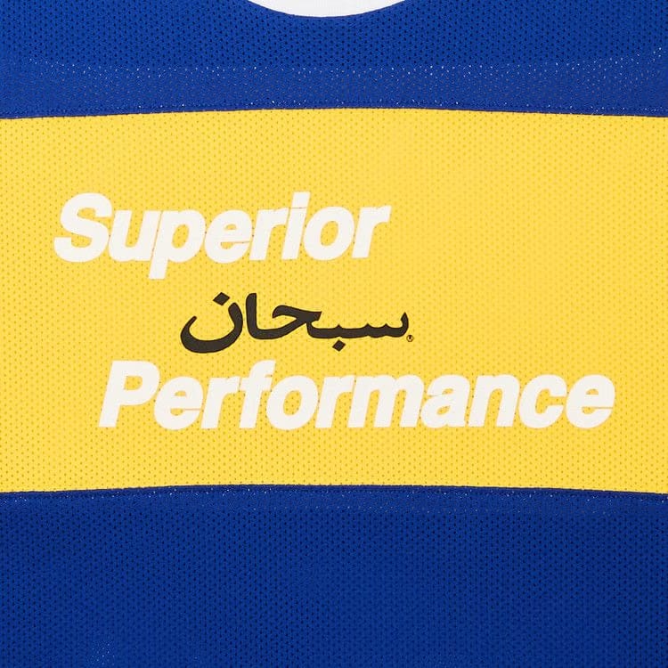Supreme Arabic Mesh Long-Sleeve Top Royal