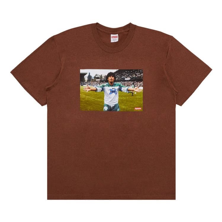 Supreme Maradona T-Shirt Brown