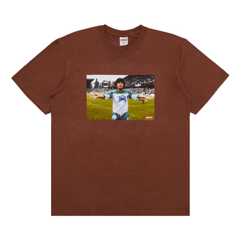 Supreme Maradona T-Shirt Brown