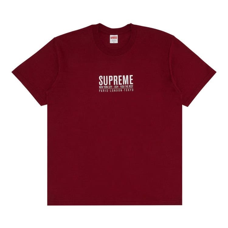 Supreme Paris T-Shirt Cardinal