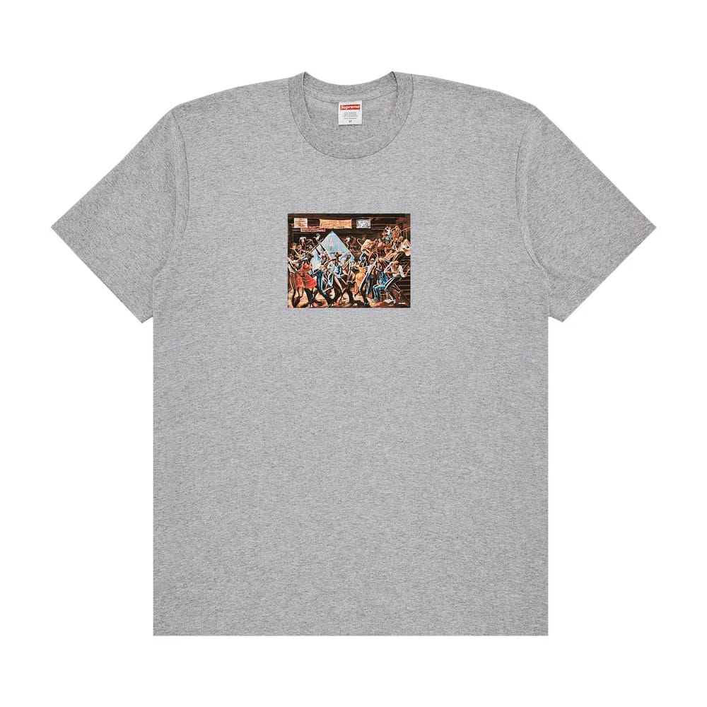Supreme x Ernie Barnes T-Shirt Heather Grey