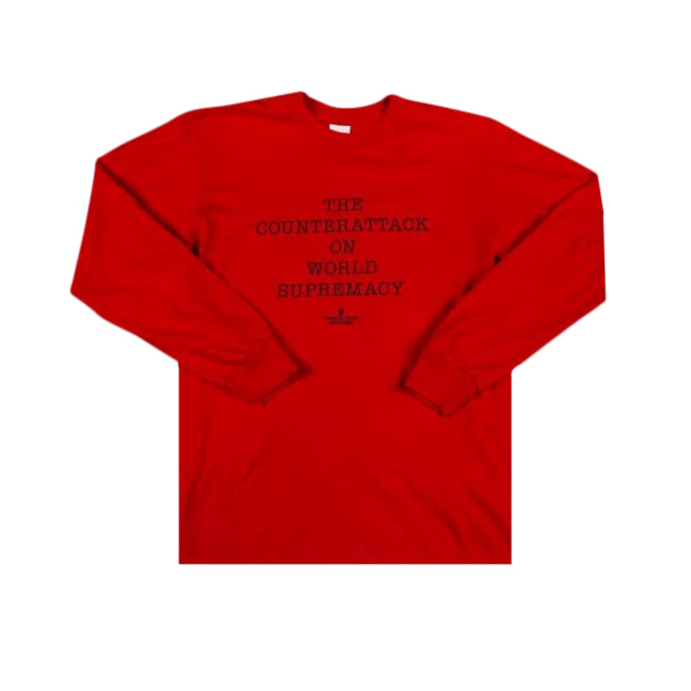 Supreme x Undercover x Public Enemy Counterattack Long-Sleeve T-Shirt Red
