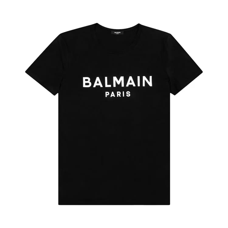 Balmain Printed T-Shirt Noir/Blanc