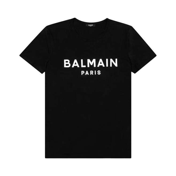 Balmain Printed T-Shirt Noir/Blanc