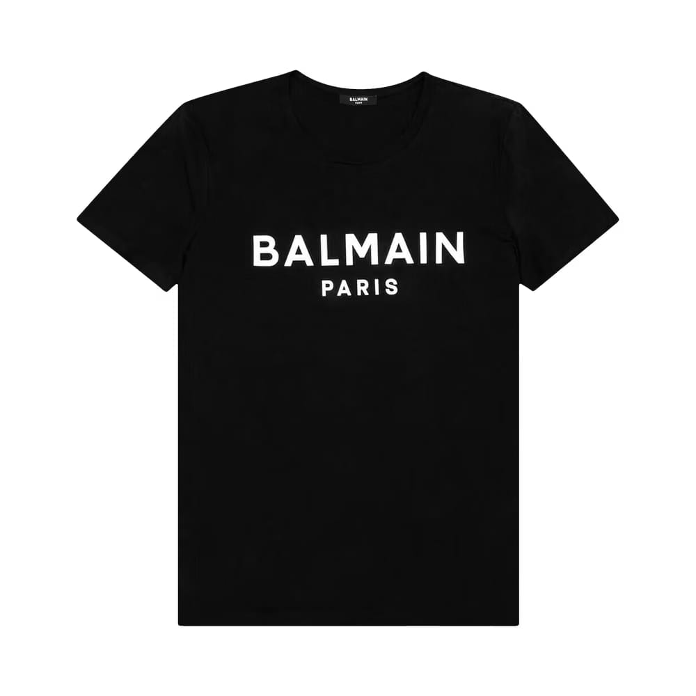 Balmain Printed T-Shirt Noir/Blanc