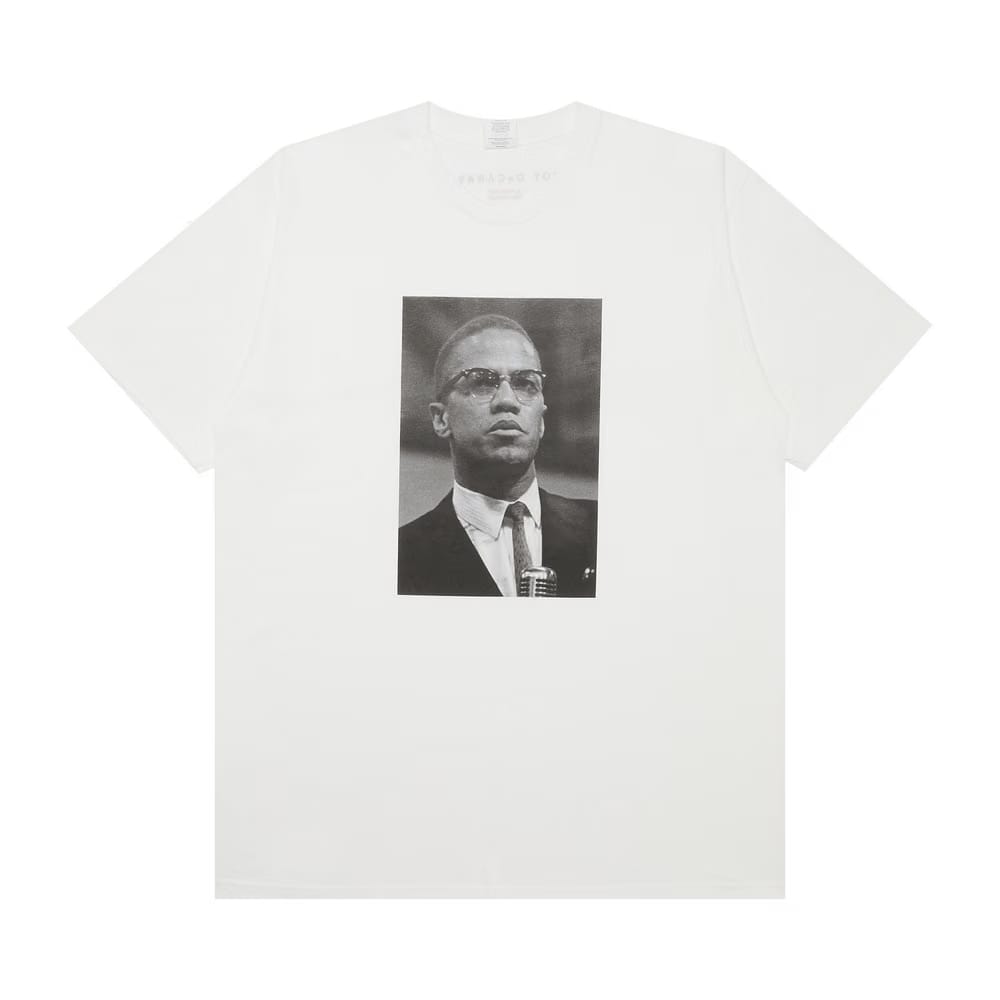 Supreme Malcolm x T-Shirt White