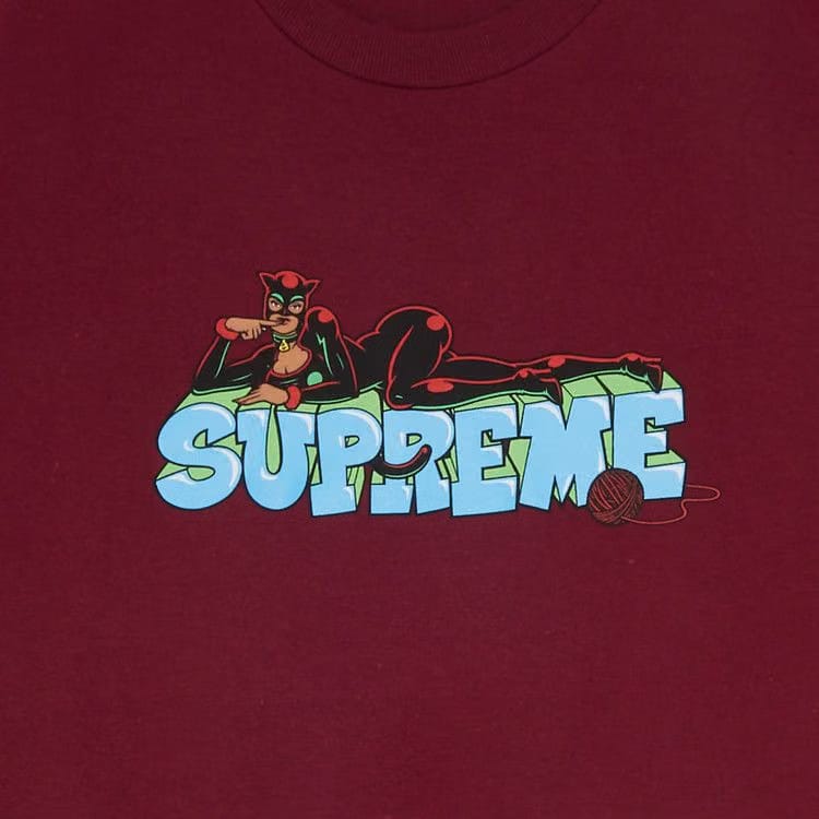 Supreme Catwoman T-Shirt Cardinal