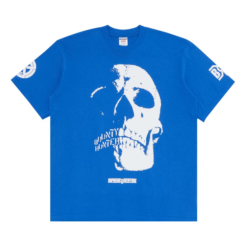 Supreme x Bounty Hunter Skulls T-Shirt Royal