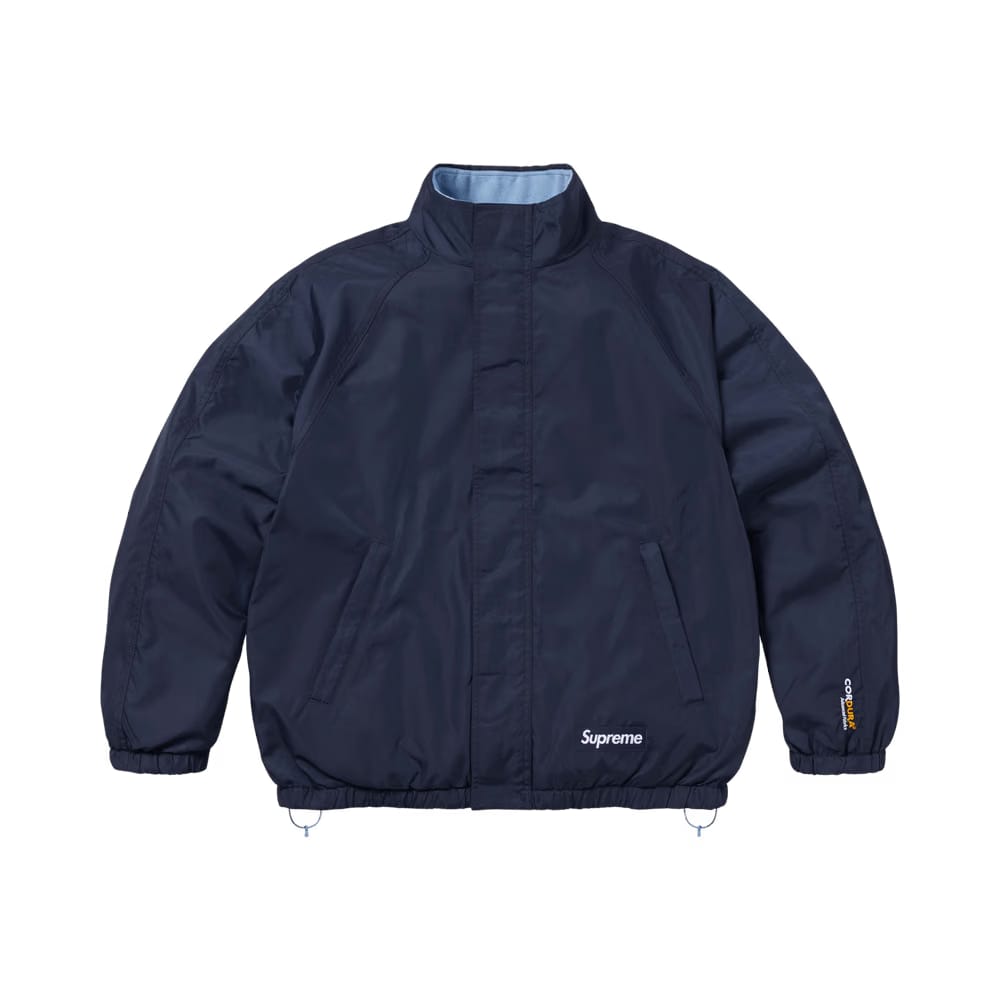 Supreme Polartec Reversible Track Jacket Navy