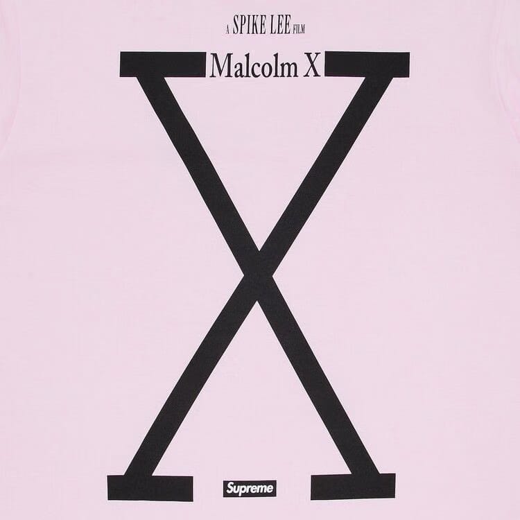 Supreme x 40 Acres Malcolm x T-Shirt Light Pink