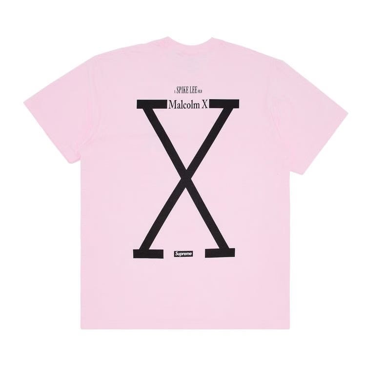 Supreme x 40 Acres Malcolm x T-Shirt Light Pink