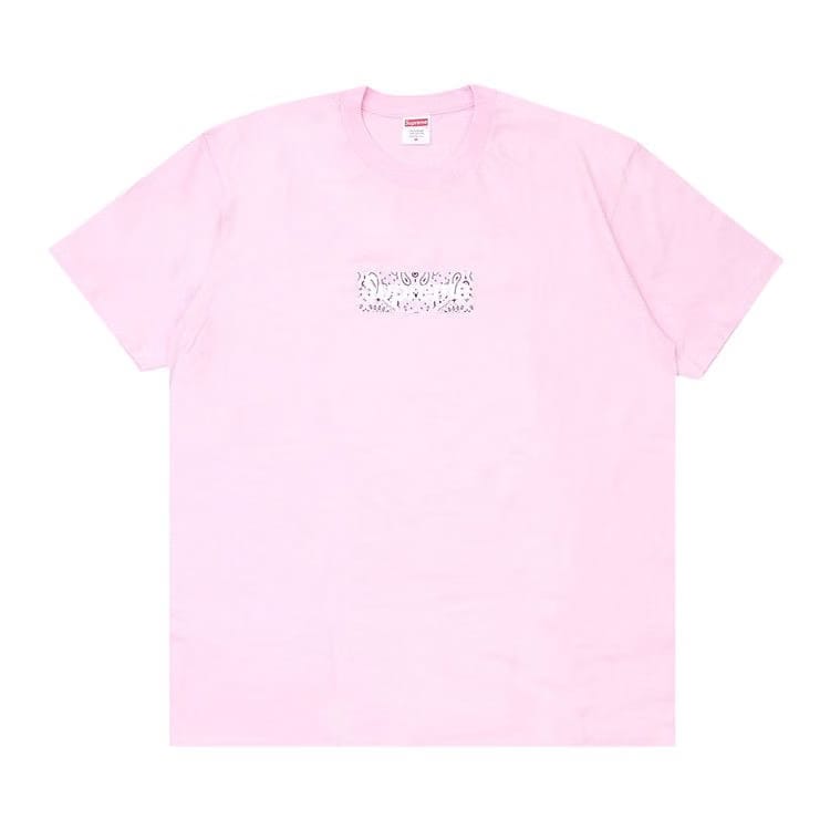 Supreme Bandana Box Logo T-Shirt Light Pink